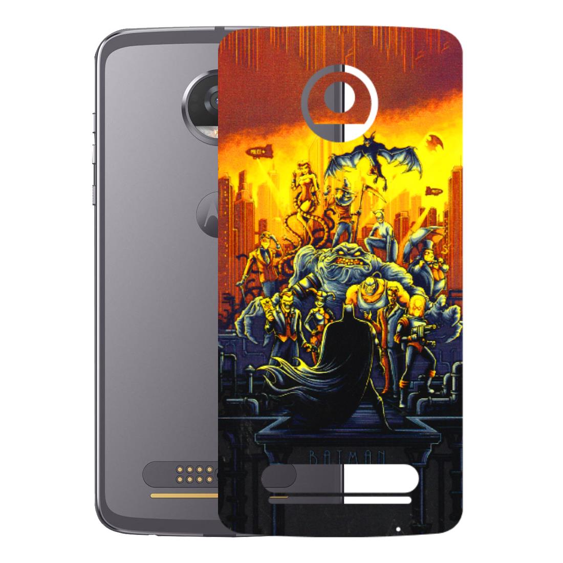 Motorola Phone Skins (All Models) - Games Doodles - 3D Embossed Finish (L-24) Motorola Moto Z2 Play