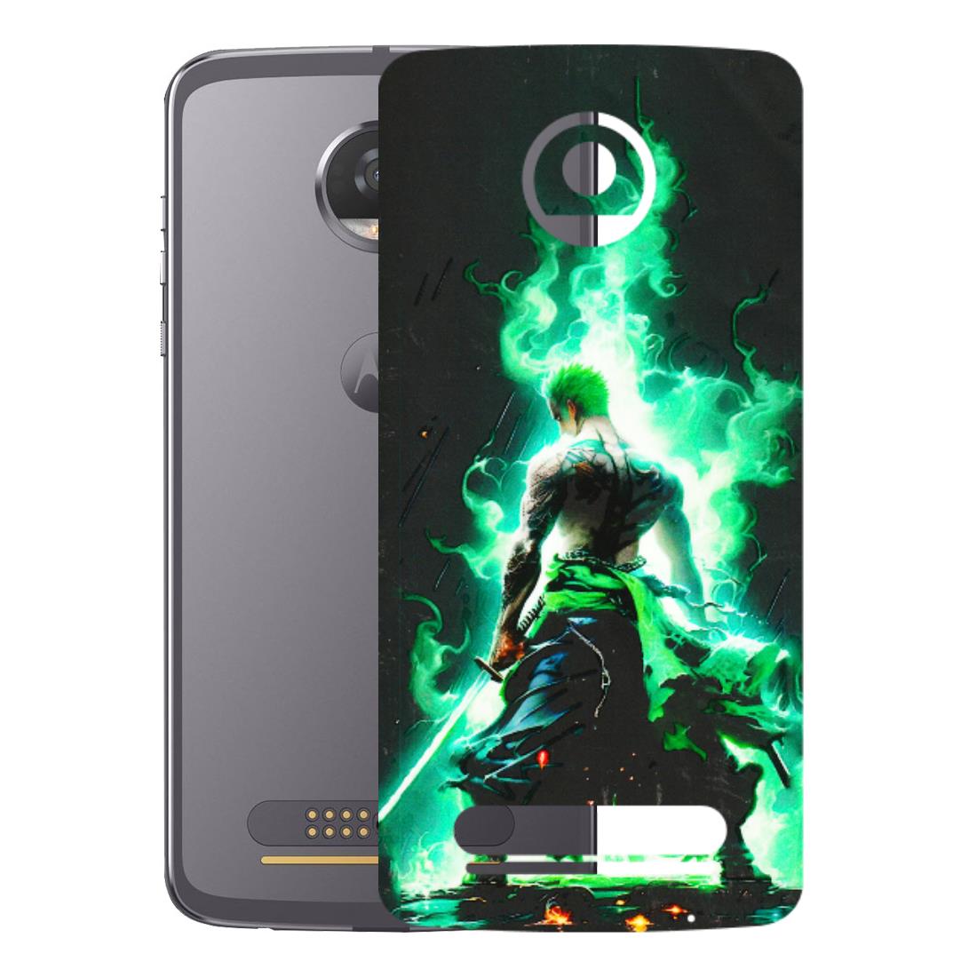 Motorola Phone Skins (All Models) - Zoro Sword - 3D Embossed Finish (L-241) Motorola Moto Z2 Play