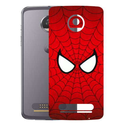 Motorola Phone Skins (All Models) - Spidey Eyes - 3D Embossed Finish (L-257) Motorola Moto Z2 Play