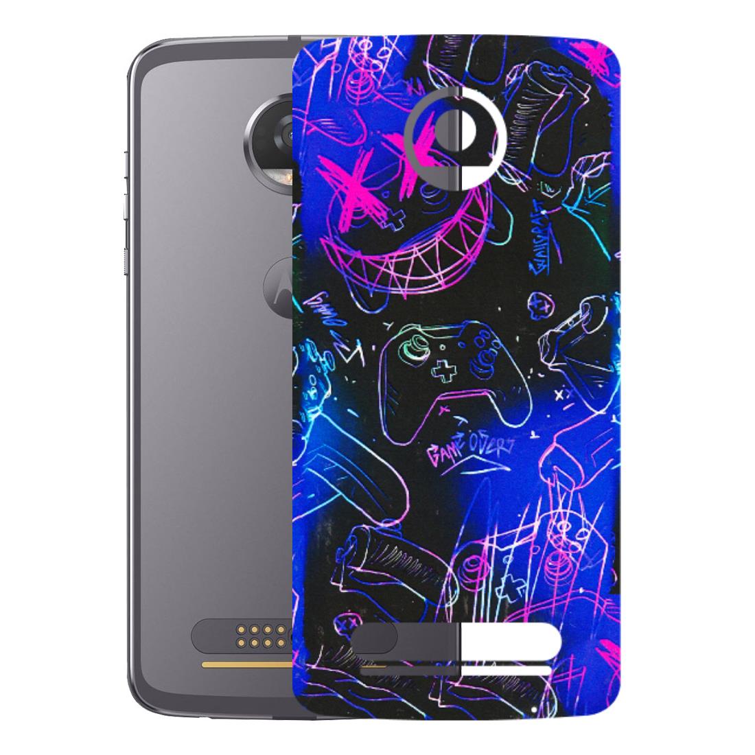 Motorola Phone Skins (All Models) - Gamers Paradise - 3D Embossed Finish (L-258) Motorola Moto Z2 Play