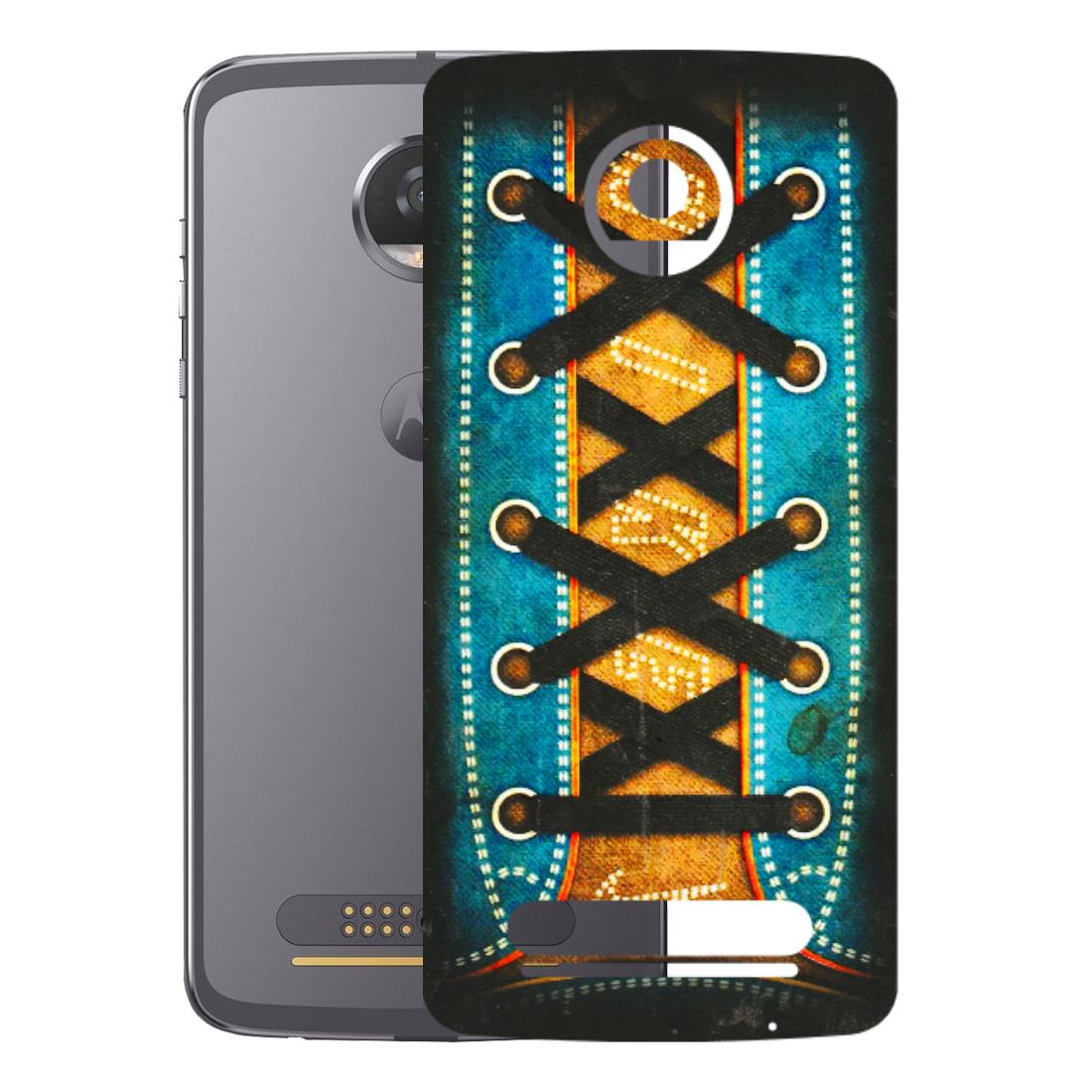 Motorola Phone Skins (All Models) - Sneakers Lover Nike - 3D Embossed Finish (L-262) Motorola Moto Z2 Play