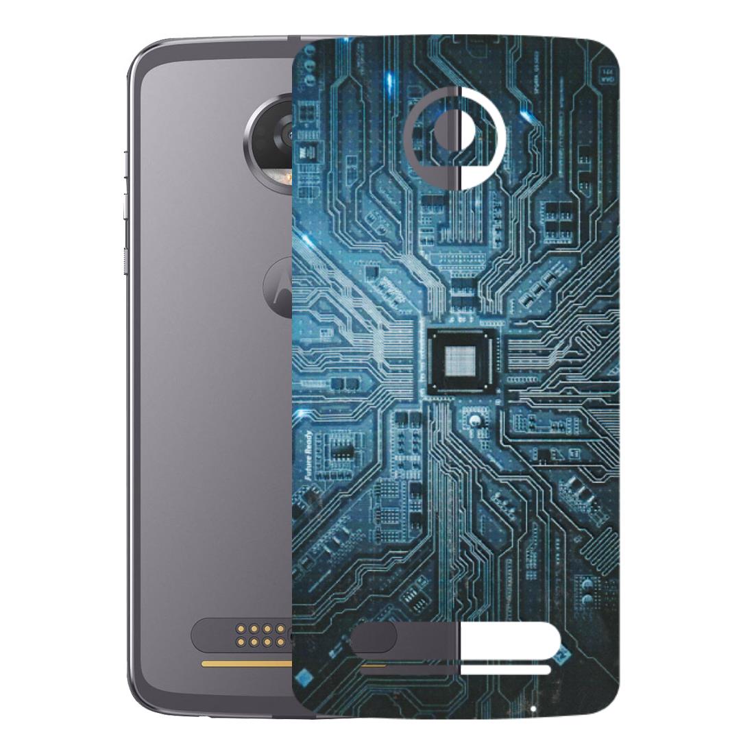 Motorola Phone Skins (All Models) - Original Circuit - 3D Embossed Finish (L-267) Motorola Moto Z2 Play