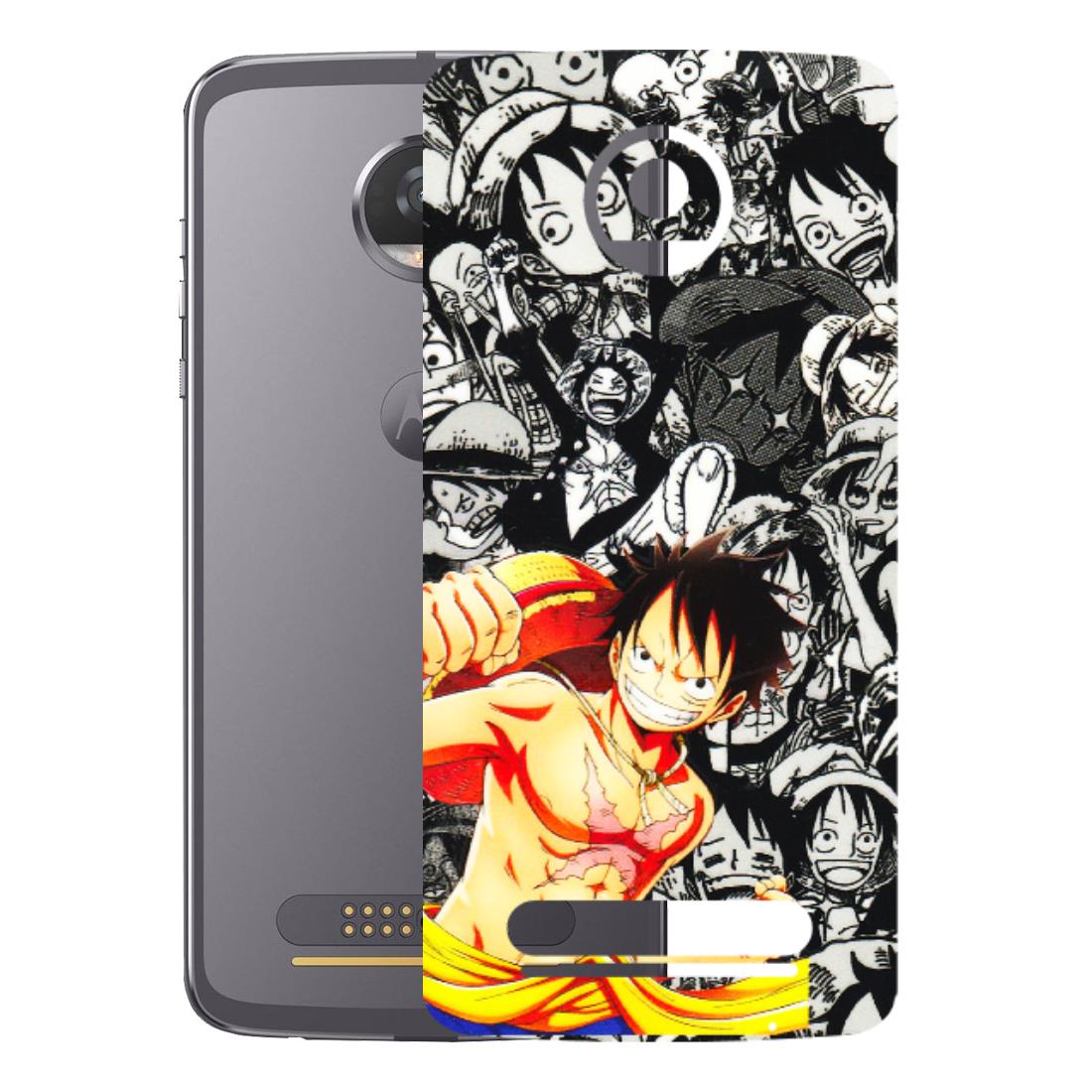 Motorola Phone Skins (All Models) - Anime Comics Games Doodles - 3D Embossed Finish (L-27) Motorola Moto Z2 Play