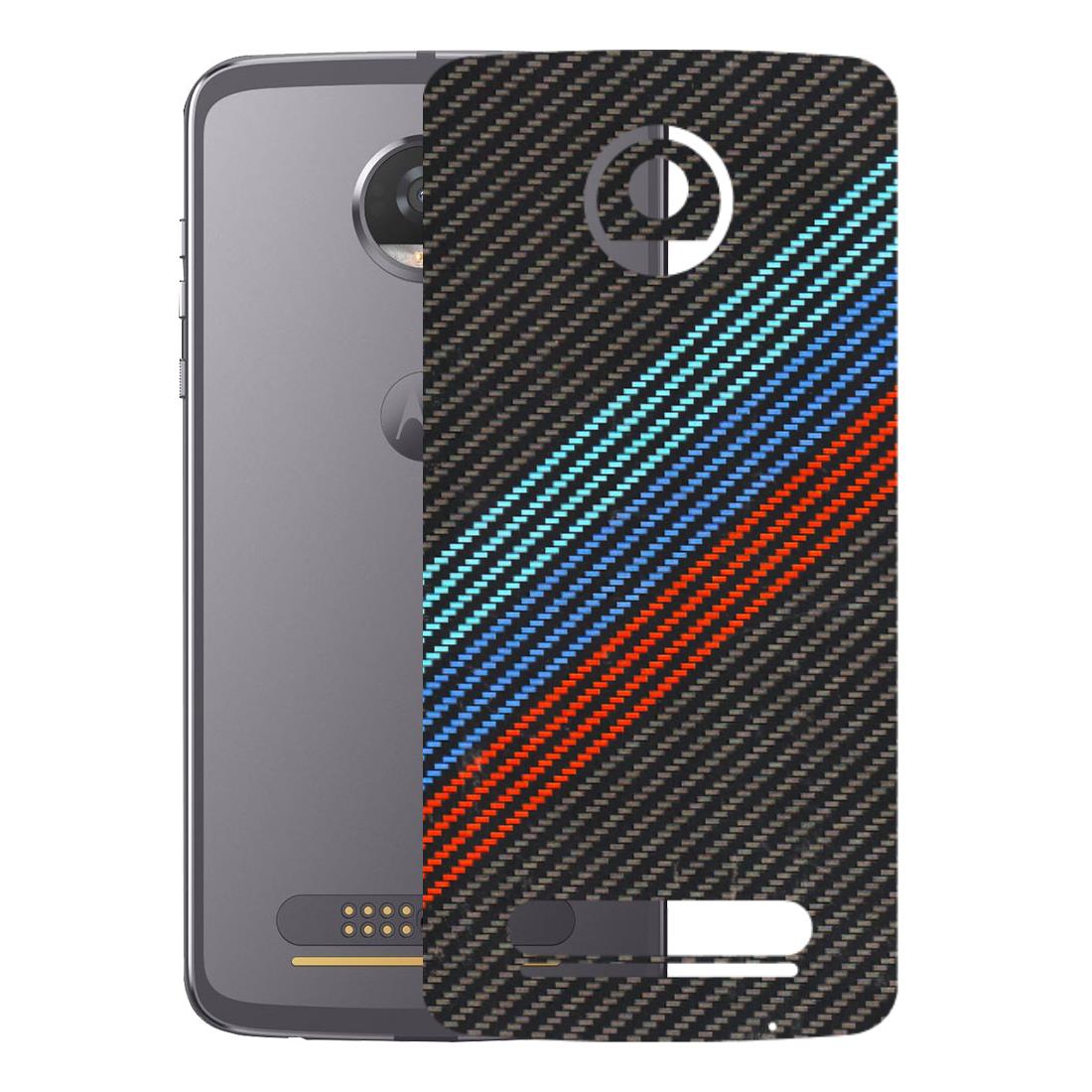 Motorola Phone Skins (All Models) - Carbon BM - 3D Embossed Finish (L-302) Motorola Moto Z2 Play