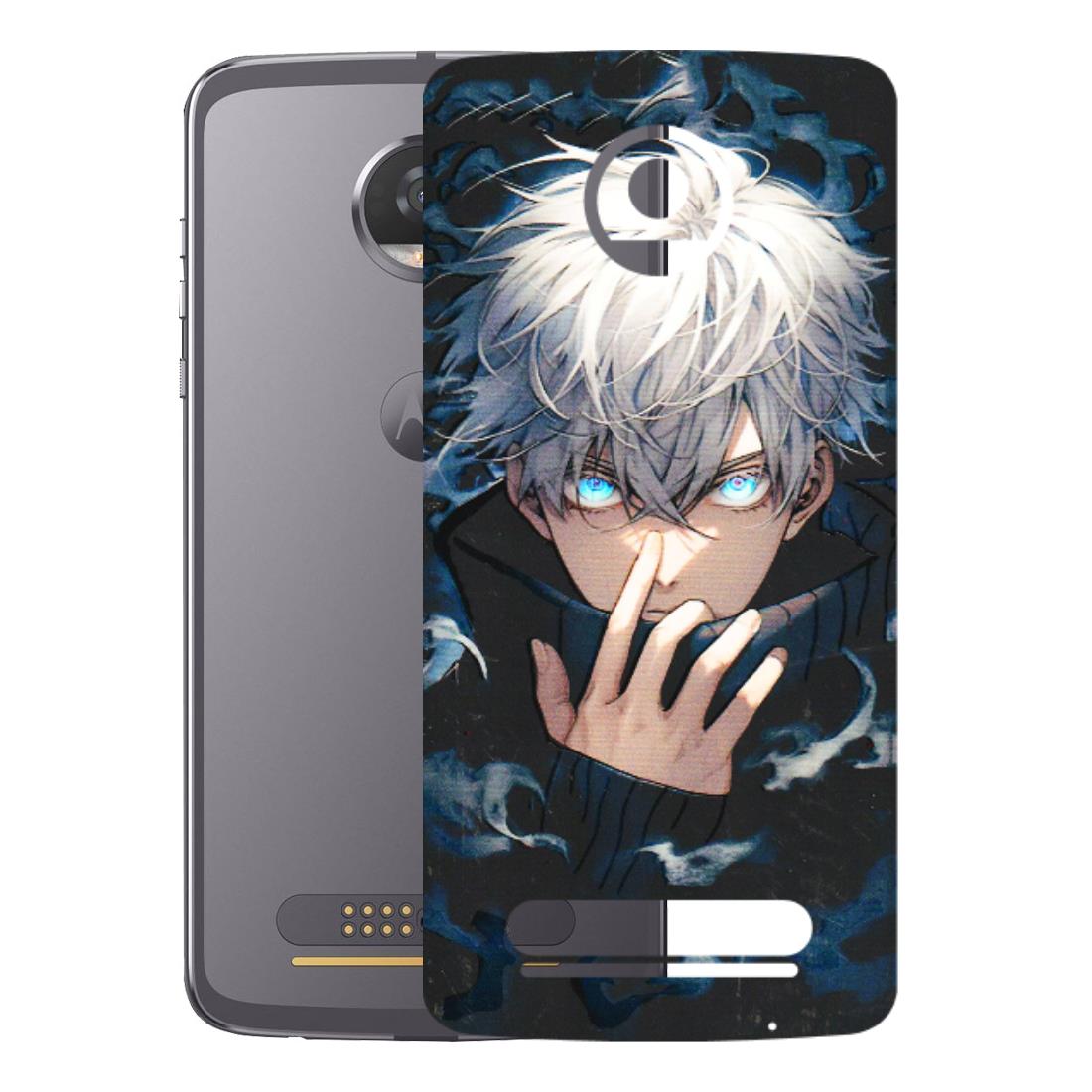Motorola Phone Skins (All Models) - New Jujutsu Kaisen Anime - 3D Embossed Finish (L-313) Motorola Moto Z2 Play