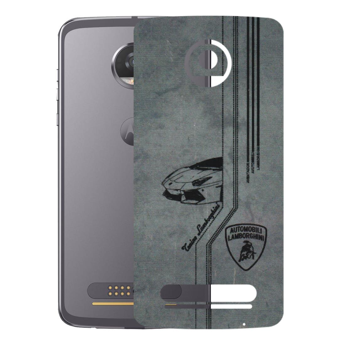 Motorola Phone Skins (All Models) - New Lamborgini Aventador - 3D Embossed Finish (L-321) Motorola Moto Z2 Play