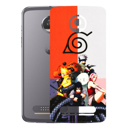 Motorola Phone Skins (All Models) - Naruto Final Fight - 3D Embossed Finish (L-33) Motorola Moto Z2 Play