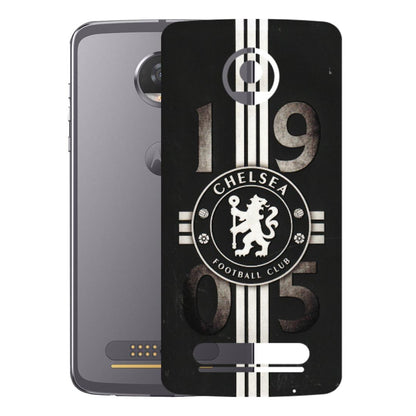 Motorola Phone Skins (All Models) - Chelsea Fan Club - 3D Embossed Finish (L-36) Motorola Moto Z2 Play