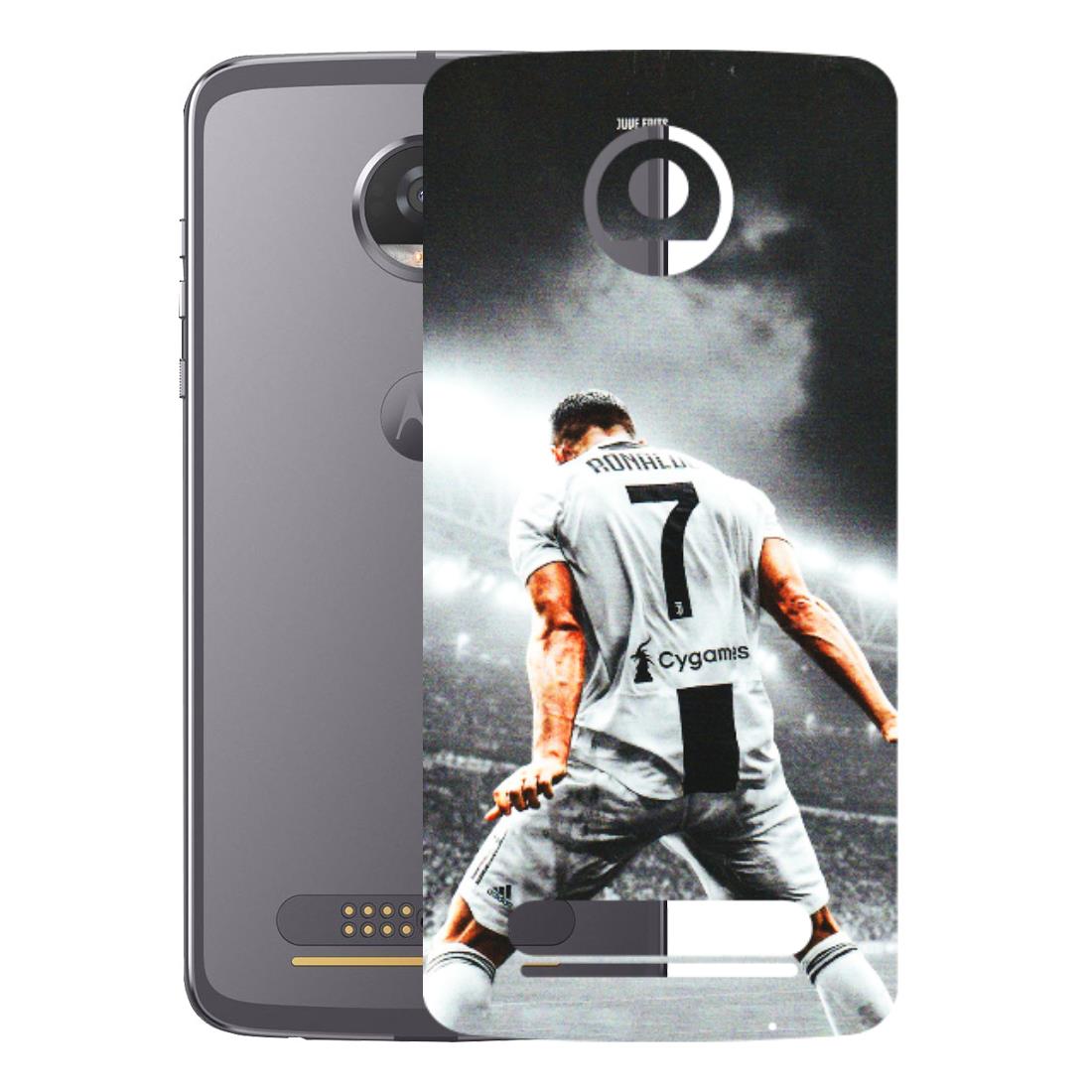 Motorola Phone Skins (All Models) - Ronaldo CR7 Crazy - 3D Embossed Finish (L-44) Motorola Moto Z2 Play