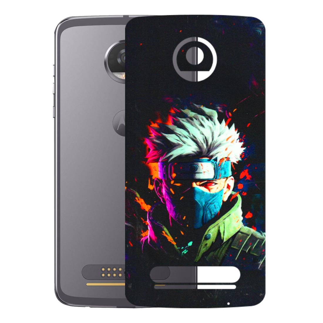 Motorola Phone Skins (All Models) - Anime Cool Character - 3D Embossed Finish (L-59) Motorola Moto Z2 Play