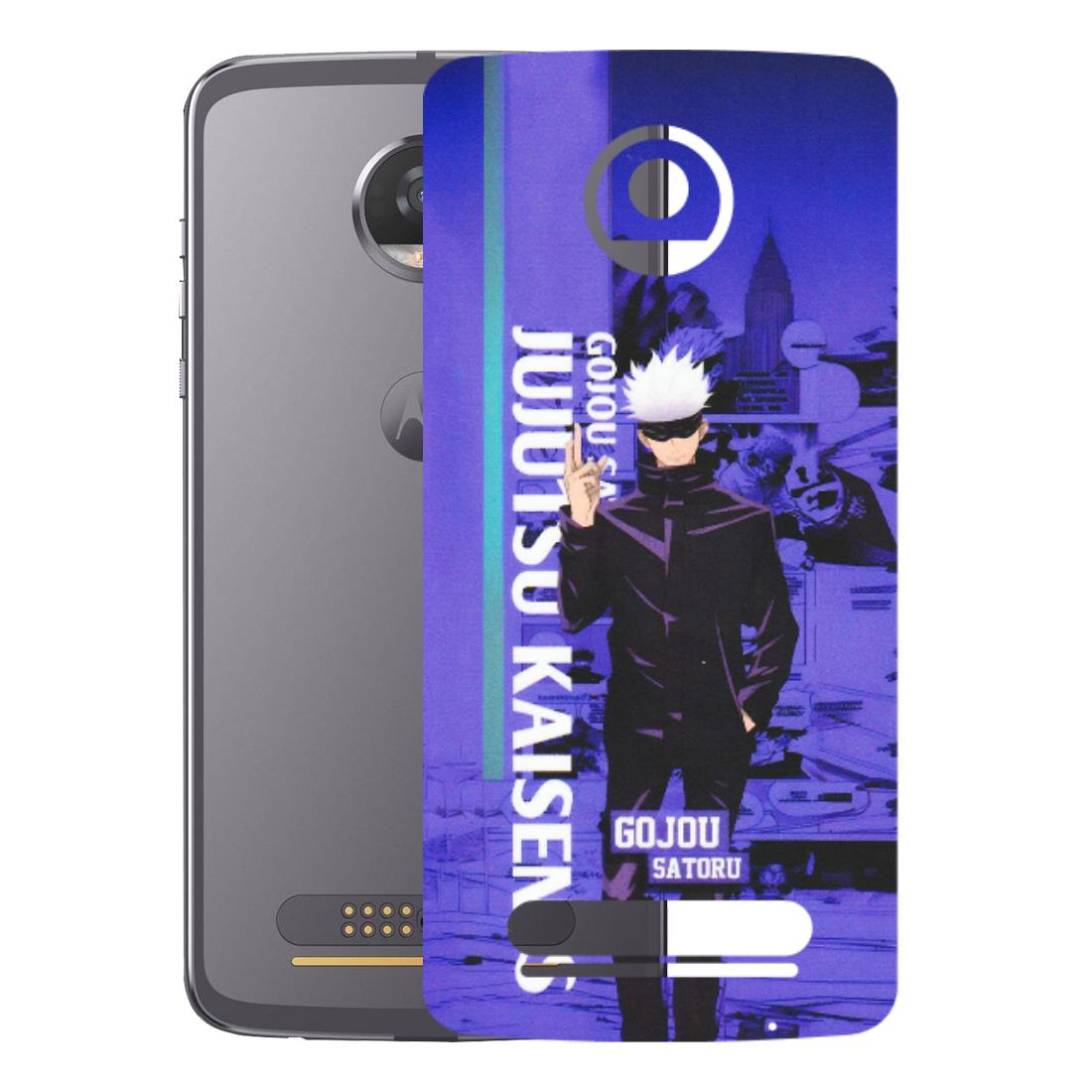 Motorola Phone Skins (All Models) - Jujutsu Kaisen Gojo - Matte Finish (M-05) Motorola Moto Z2 Play