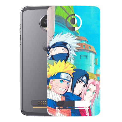 Motorola Phone Skins (All Models) - Team Minato And Kakashi - Matte Finish (M-101) Motorola Moto Z2 Play