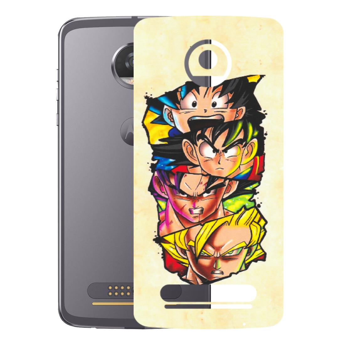 Motorola Phone Skins (All Models) - Angry Multi Anime - Matte Finish (M-113) Motorola Moto Z2 Play