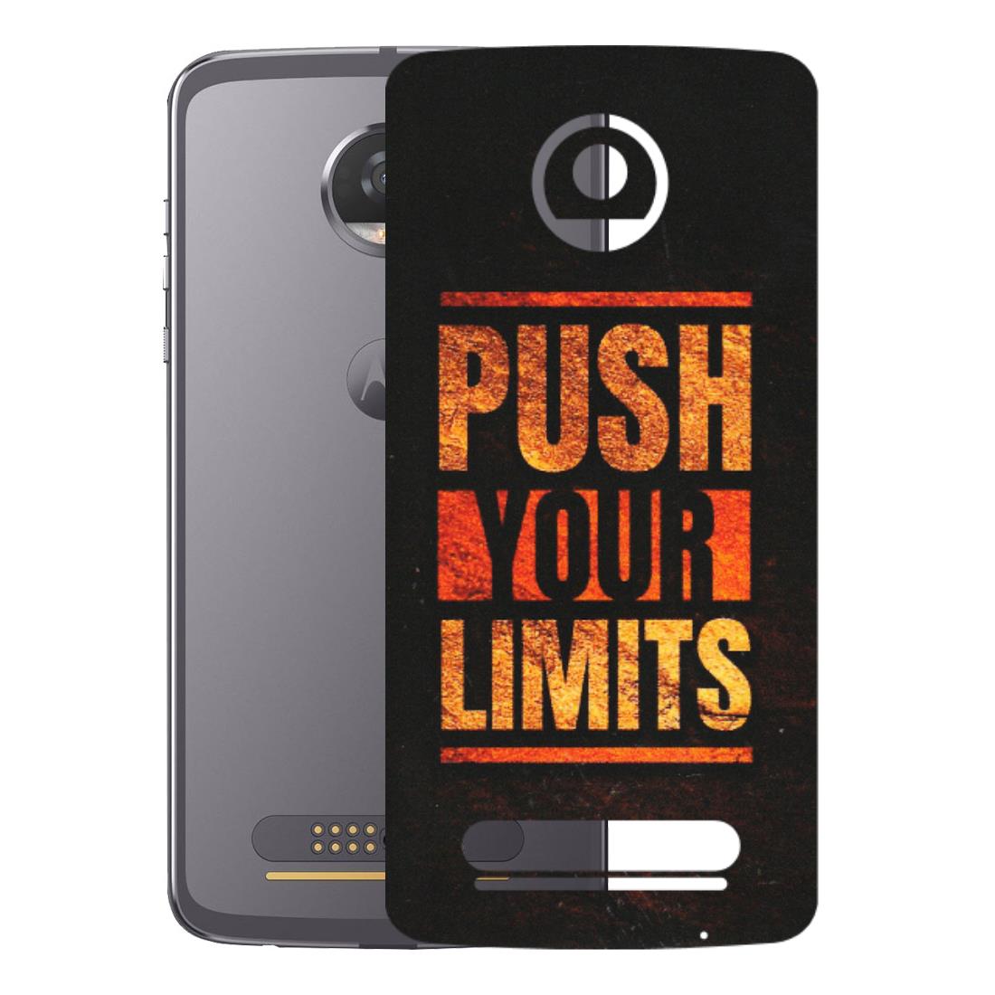 Motorola Phone Skins (All Models) - Push Your Limits - Matte Finish (M-118) Motorola Moto Z2 Play