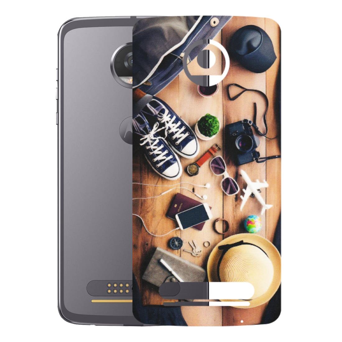 Motorola Phone Skins (All Models) - Travel Wanderlust - Matte Finish (M-133) Motorola Moto Z2 Play