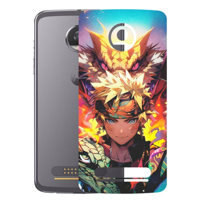 Motorola Phone Skins (All Models) - Angry Naruto Anime - Matte Finish (M-148) Motorola Moto Z2 Play