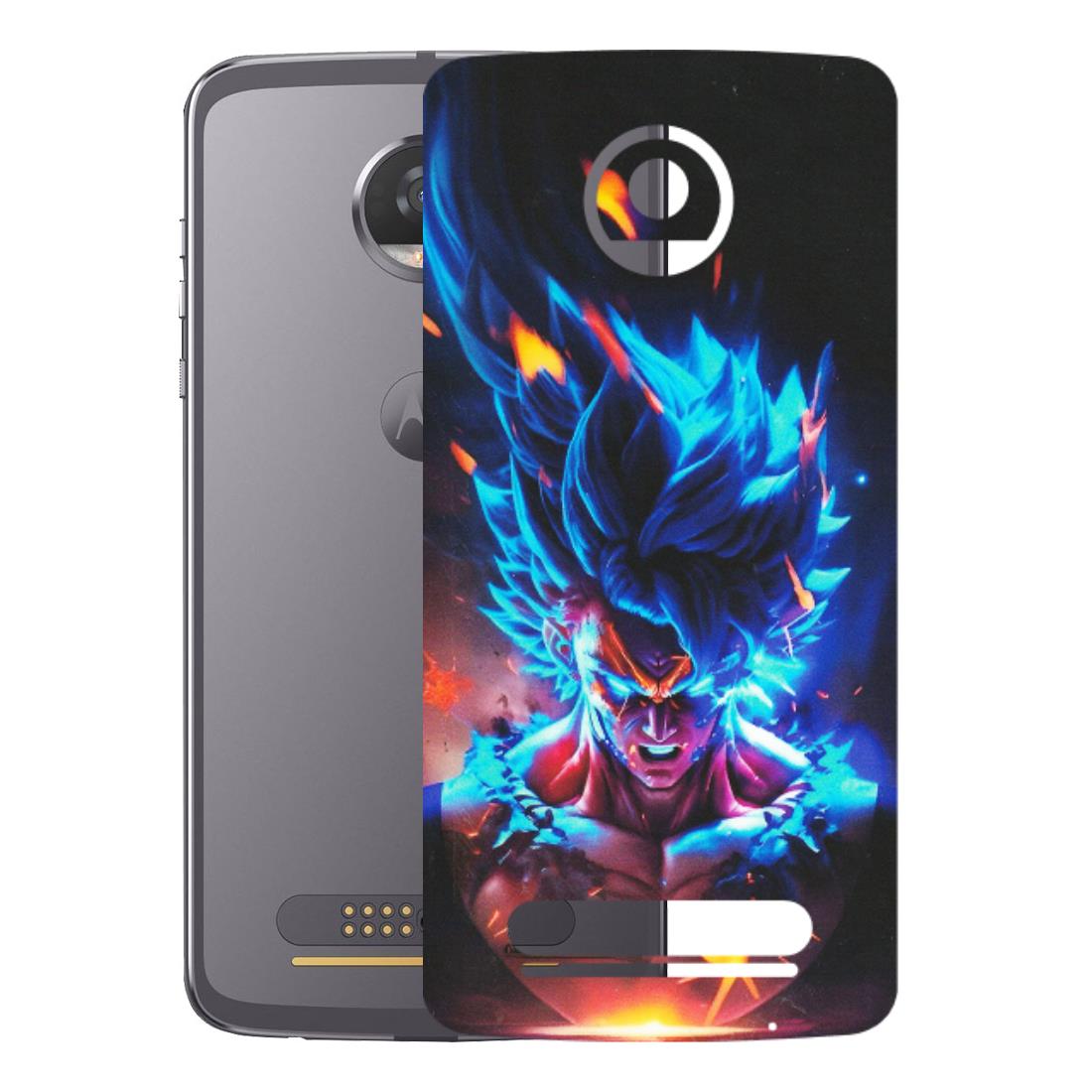 Motorola Phone Skins (All Models) - Angry Goku Dragon Ball Anime - Matte Finish (M-150) Motorola Moto Z2 Play