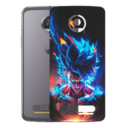 Motorola Phone Skins (All Models) - Angry Goku Dragon Ball Anime - Matte Finish (M-150) Motorola Moto Z2 Play