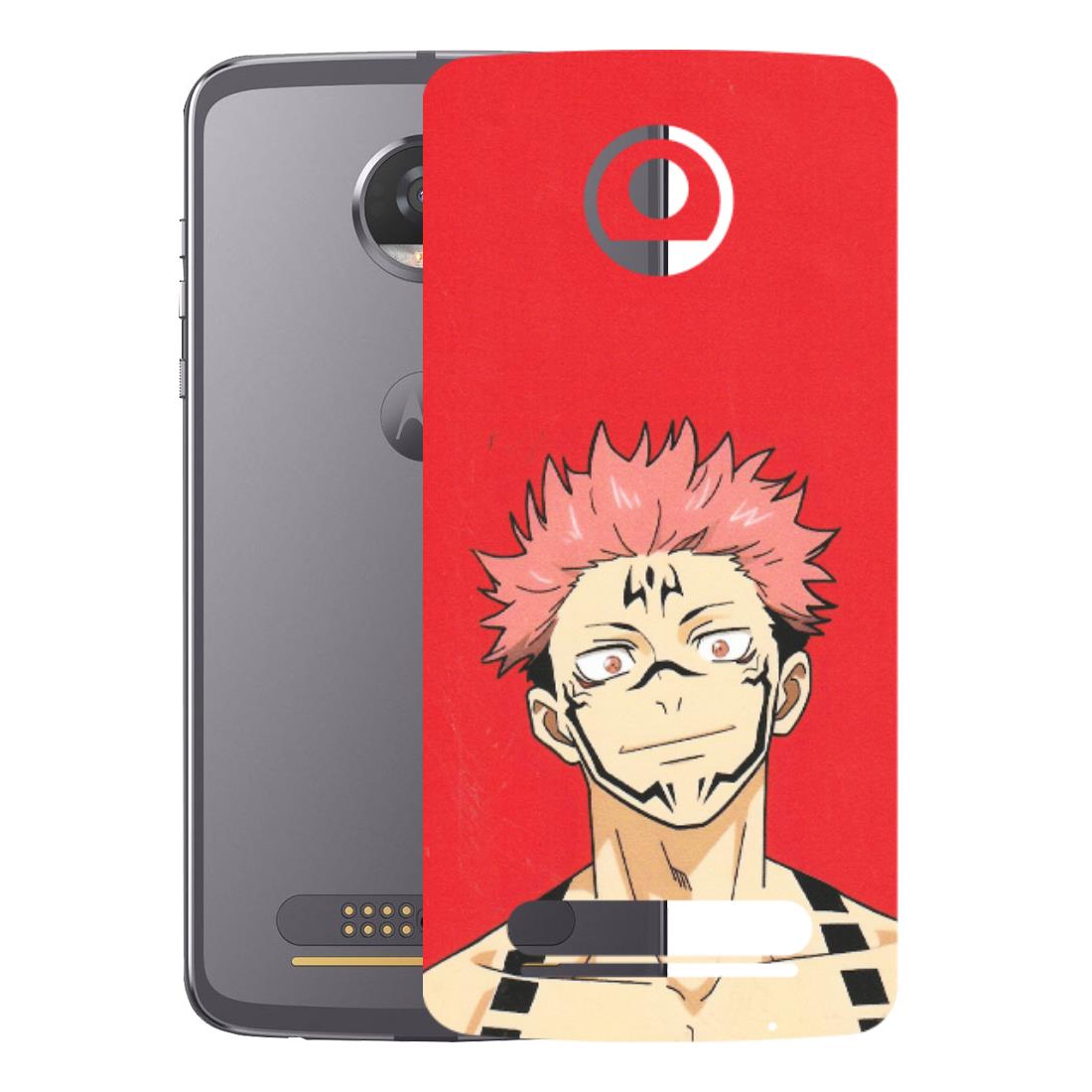 Motorola Phone Skins (All Models) - Ryomen Sukuna Fun Anime - Matte Finish (M-153) Motorola Moto Z2 Play
