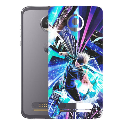 Motorola Phone Skins (All Models) - Manga Action Jujustu Kaisen Anime - Matte Finish (M-155) Motorola Moto Z2 Play