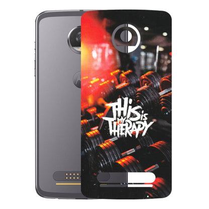 Motorola Phone Skins (All Models) - GYM Lover Therapy - Matte Finish (M-160) Motorola Moto Z2 Play