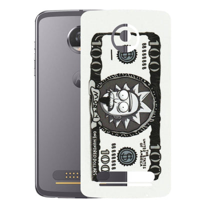 Motorola Phone Skins (All Models) - Rick And Morty Hundred Dollar Anime - Matte Finish (M-161) Motorola Moto Z2 Play
