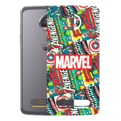 Motorola Phone Skins (All Models) - Marvel Comic Lover - Matte Finish (M-30) Motorola Moto Z2 Play