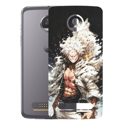 Motorola Phone Skins (All Models) - Anime Angry Classy Character - Matte Finish (M-34) Motorola Moto Z2 Play
