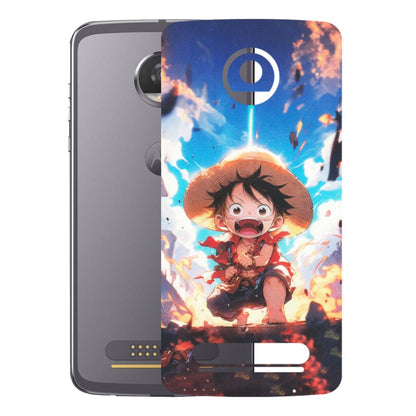 Motorola Phone Skins (All Models) - Toon One Piece Cute Character - Matte Finish (M-35) Motorola Moto Z2 Play
