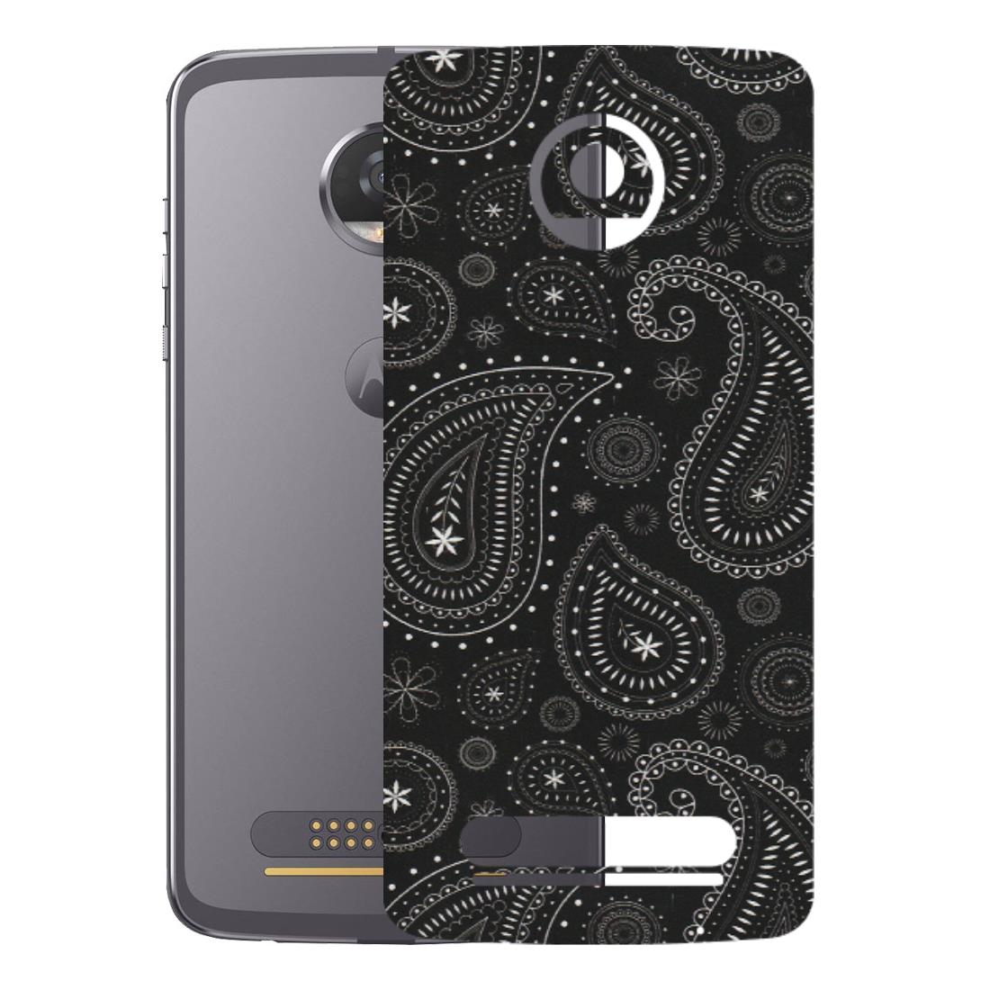 Motorola Phone Skins (All Models) - Black Sober Kerry - Matte Finish (M-37) Motorola Moto Z2 Play