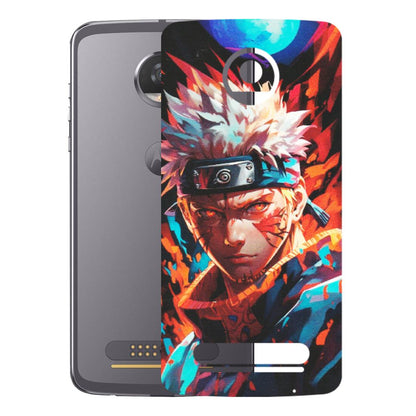 Motorola Phone Skins (All Models) - Anime Ferocious Character - Matte Finish (M-44) Motorola Moto Z2 Play