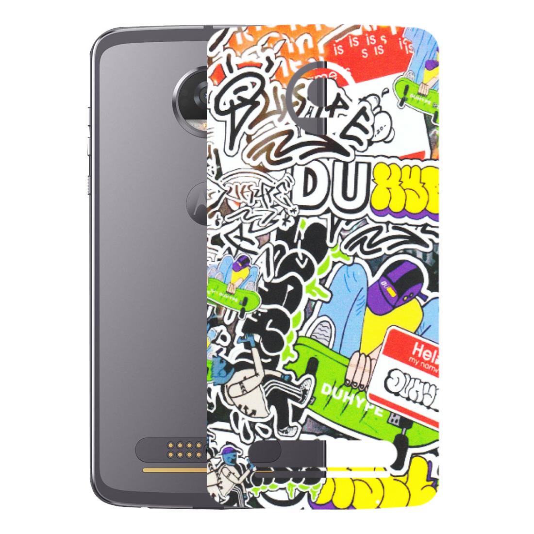 Motorola Phone Skins (All Models) - Dope Graffiti - Matte Finish (M-61) Motorola Moto Z2 Play