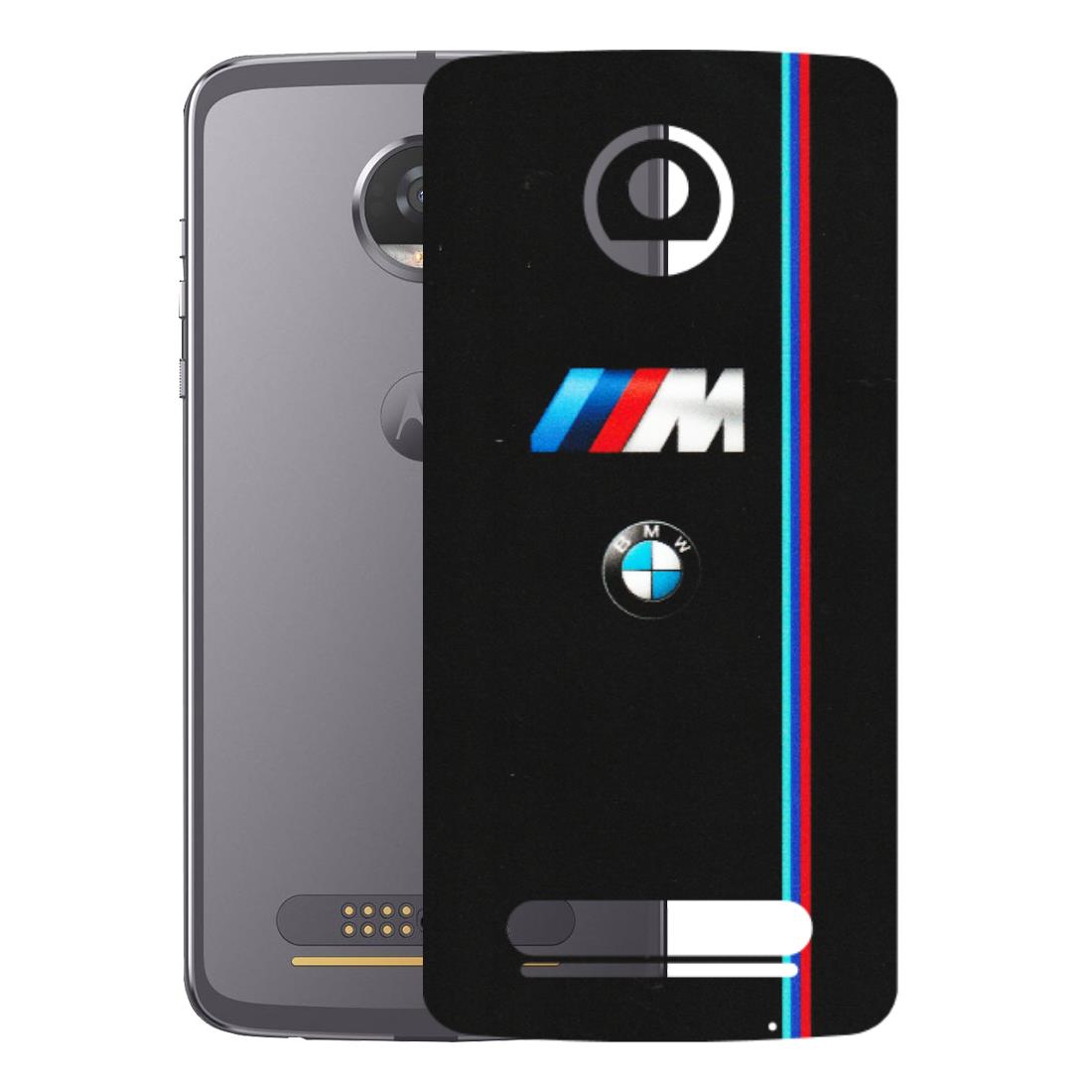 Motorola Phone Skins (All Models) - Styling With Black BMW - Matte Finish (M-74) Motorola Moto Z2 Play