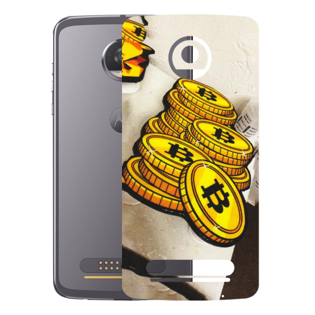Motorola Phone Skins (All Models) - Billionaire Bitcoin Collection - Matte Finish (M-92) Motorola Moto Z2 Play
