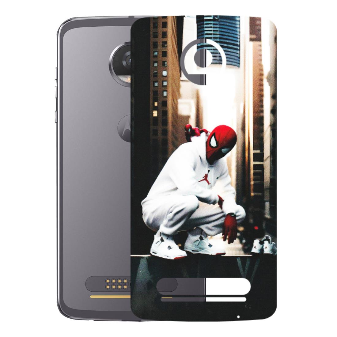 Motorola Phone Skins (All Models) - Sportsman Spider Man - Matte Finish (M-94) Motorola Moto Z2 Play