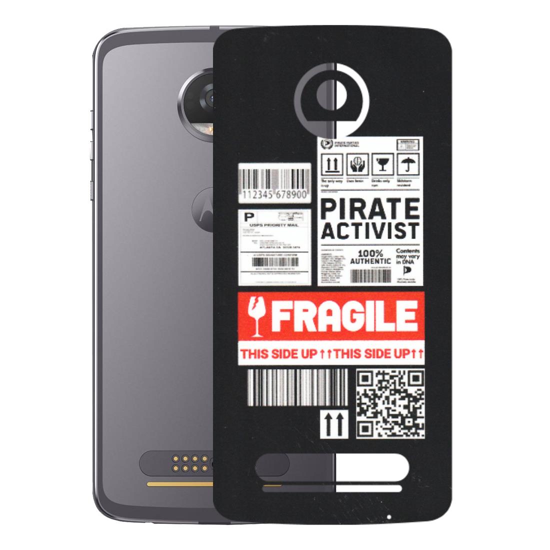 Motorola Phone Skins (All Models) - Handle With Care - Matte Finish (M-99) Motorola Moto Z2 Play