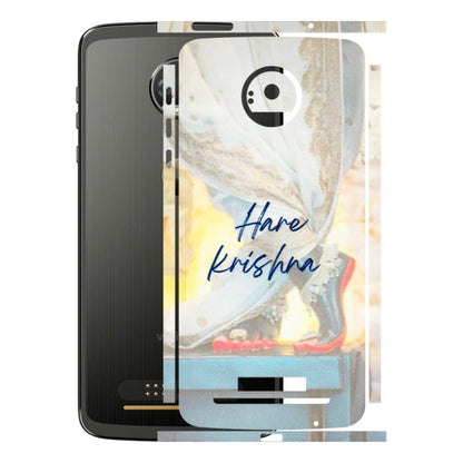 Motorola Phone Skins (All Models) - Hare Krishna - 3D Embossed Finish (L-03) Motorola Moto Z