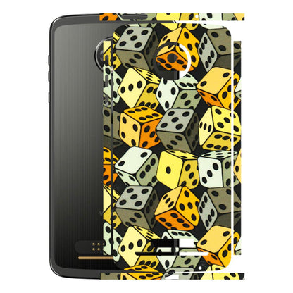Motorola Phone Skins (All Models) - Dices Of Life - 3D Embossed Finish (L-04) Motorola Moto Z