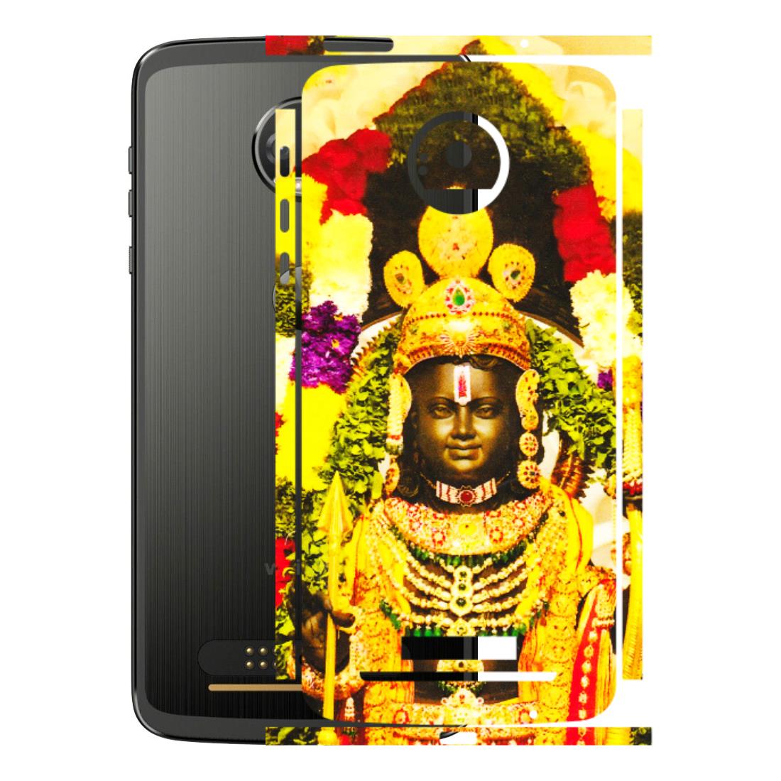 Motorola Phone Skins (All Models) - Ram Lalla Ayodhya - 3D Embossed Finish (L-103) Motorola Moto Z