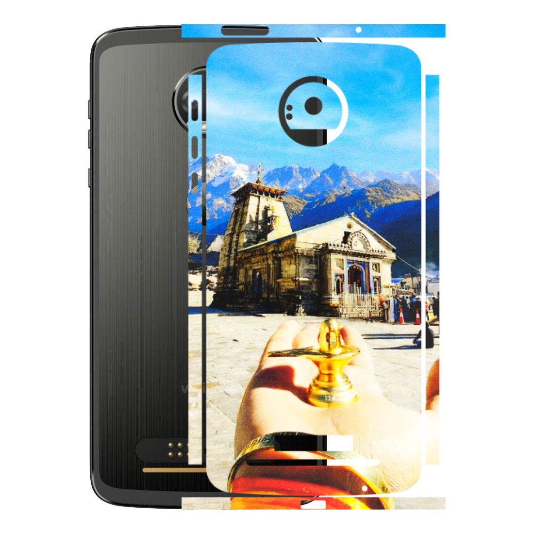 Motorola Phone Skins (All Models) - Beauty of Kedarnath - 3D Embossed Finish (L-108) Motorola Moto Z