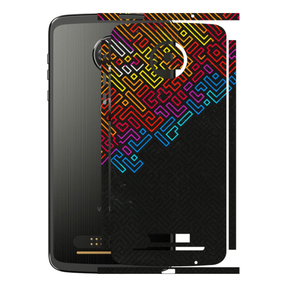 Motorola Phone Skins (All Models) - Dotme Pattern Art - 3D Embossed Finish (L-121) Motorola Moto Z