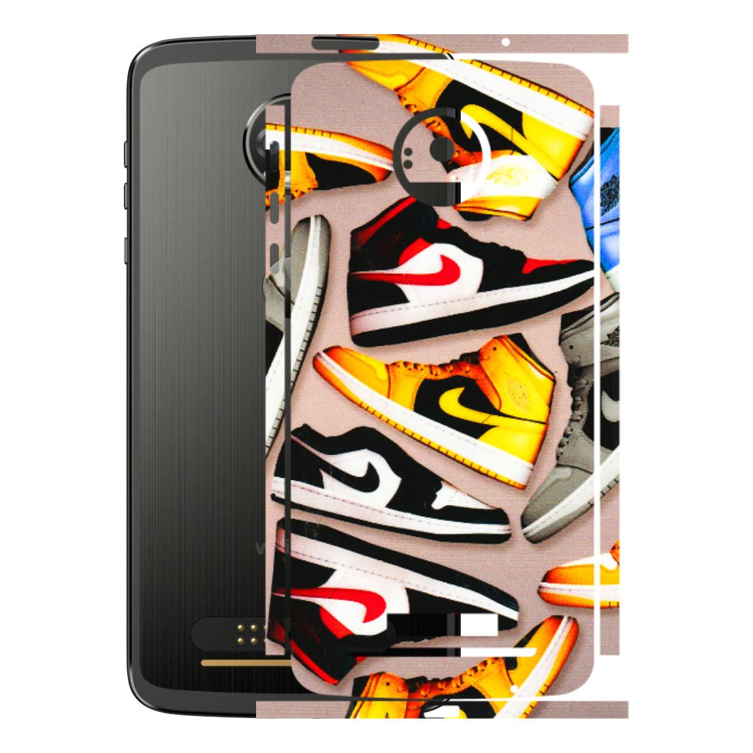 Motorola Phone Skins (All Models) - Sneaker Lover - 3D Embossed Finish (L-135) Motorola Moto Z