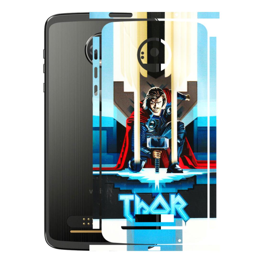 Motorola Phone Skins (All Models) - Thor - 3D Embossed Finish (L-137) Motorola Moto Z