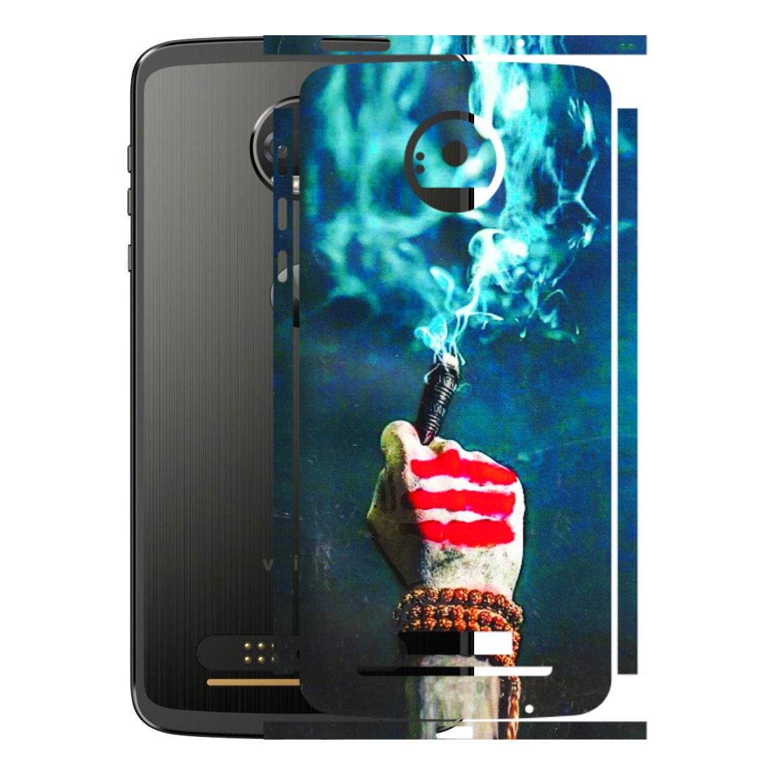 Motorola Phone Skins (All Models) - Mahadev Bhakt - 3D Embossed Finish (L-146) Motorola Moto Z