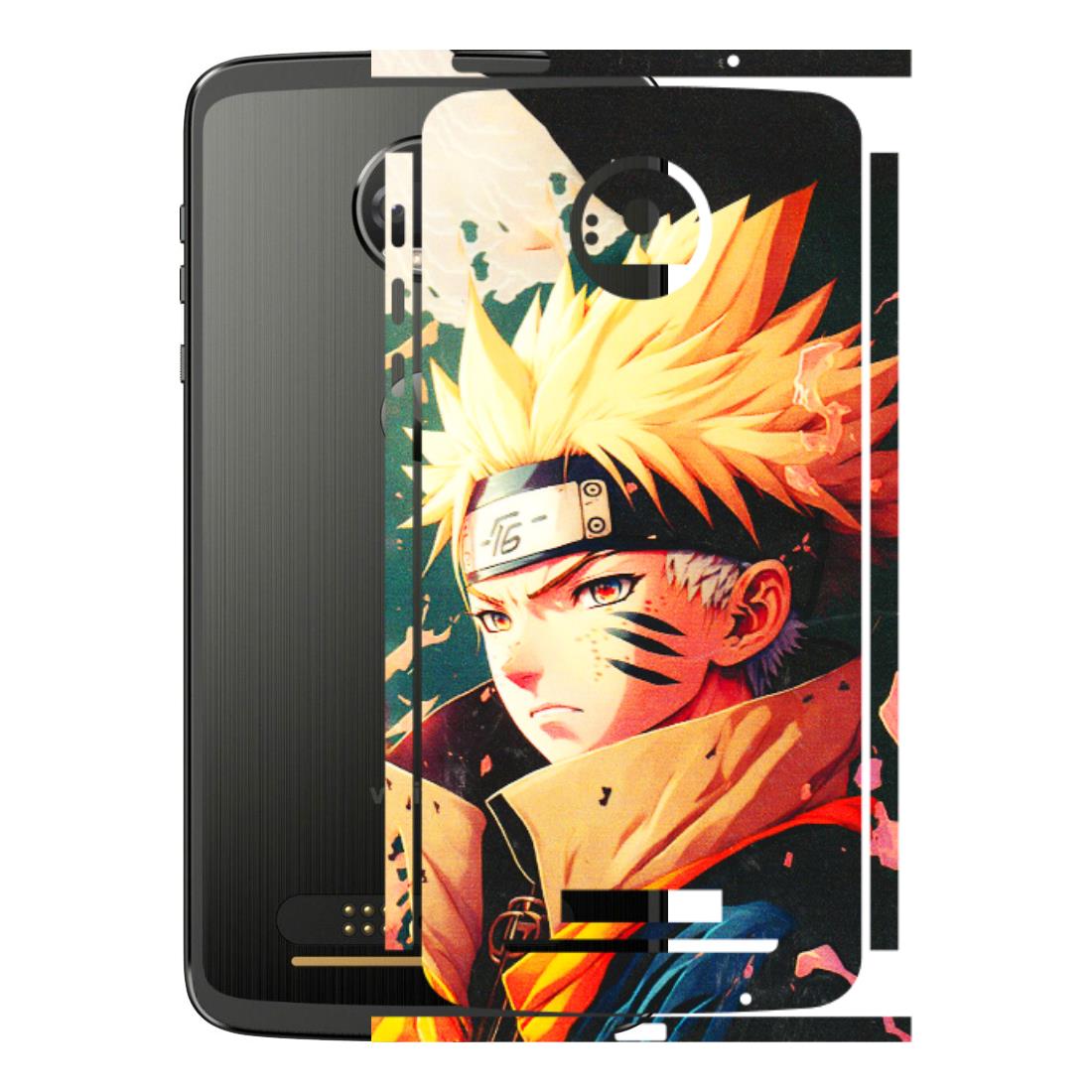 Motorola Phone Skins (All Models) - New Naruto - 3D Embossed Finish (L-148) Motorola Moto Z