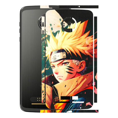 Motorola Phone Skins (All Models) - New Naruto - 3D Embossed Finish (L-148) Motorola Moto Z