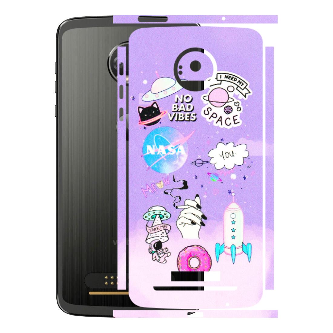 Motorola Phone Skins (All Models) - I Need My Nasa Skin - 3D Embossed Finish (L-149) Motorola Moto Z