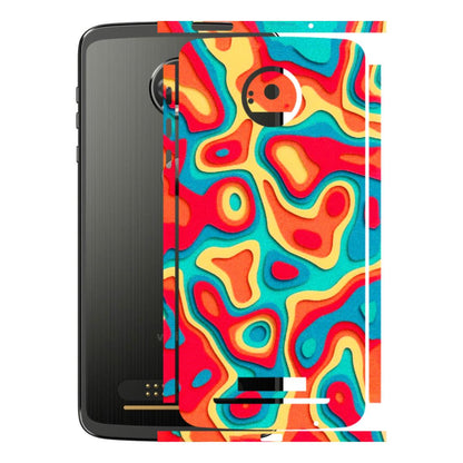 Motorola Phone Skins (All Models) - Abstract Swirl - 3D Embossed Finish (L-150) Motorola Moto Z