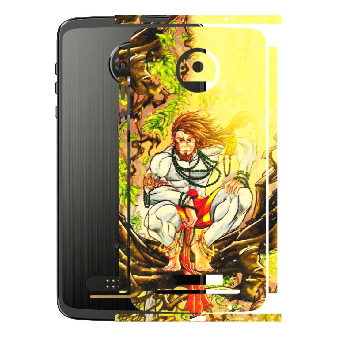 Motorola Phone Skins (All Models) - Lord Hanuman - 3D Embossed Finish (L-152) Motorola Moto Z