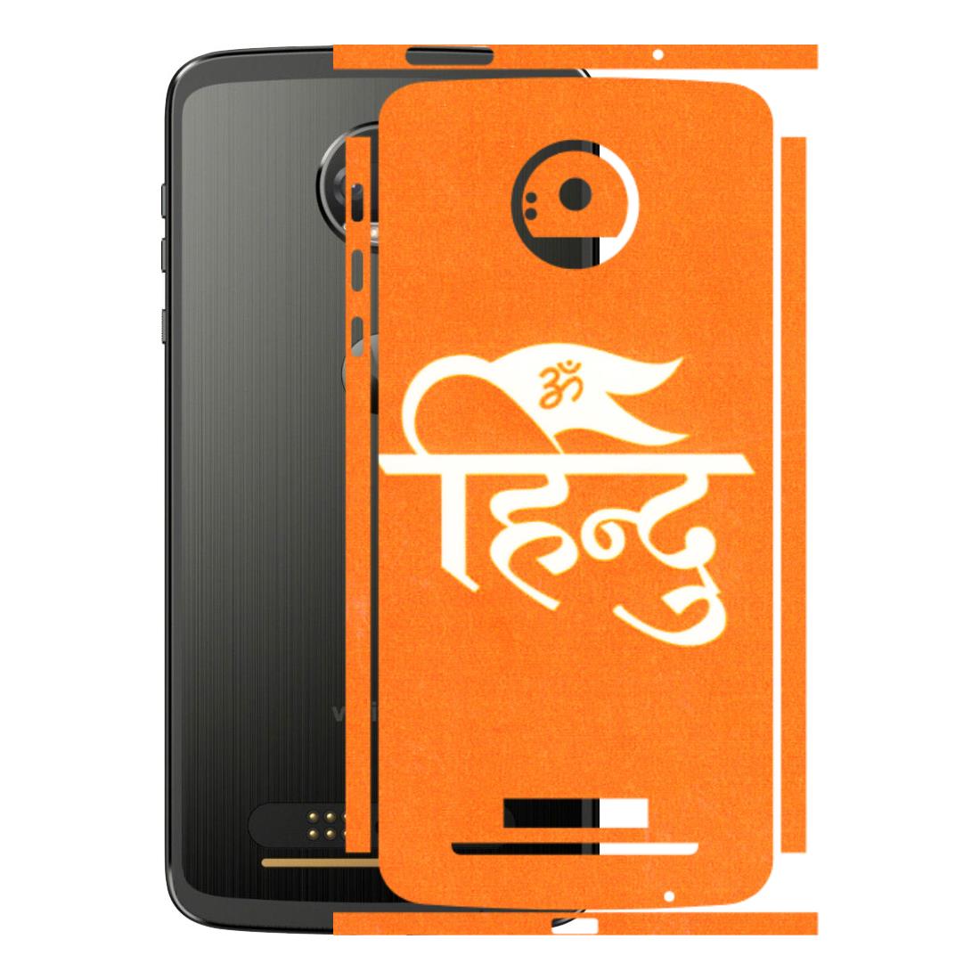 Motorola Phone Skins (All Models) - Hindu Kesari - 3D Embossed Finish (L-154) Motorola Moto Z